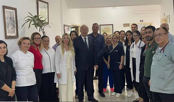 Bakan Dinçyürek Dr. Akçiçek Hastanesi Sigara Bırakma Polikliniği Açılışını Gerçekleştirdi